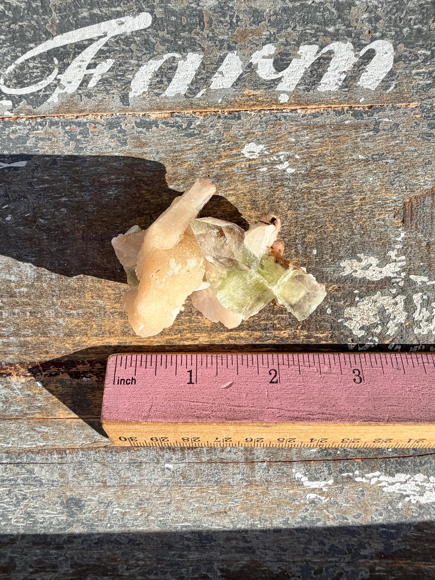 Gorgeous Green Apophyllite with Stilbite | India | Opt 86