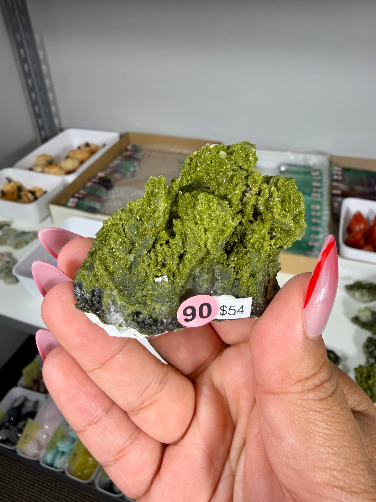 Gorgeous Epidote In Quartz Specimen | Turkey | Opt 90