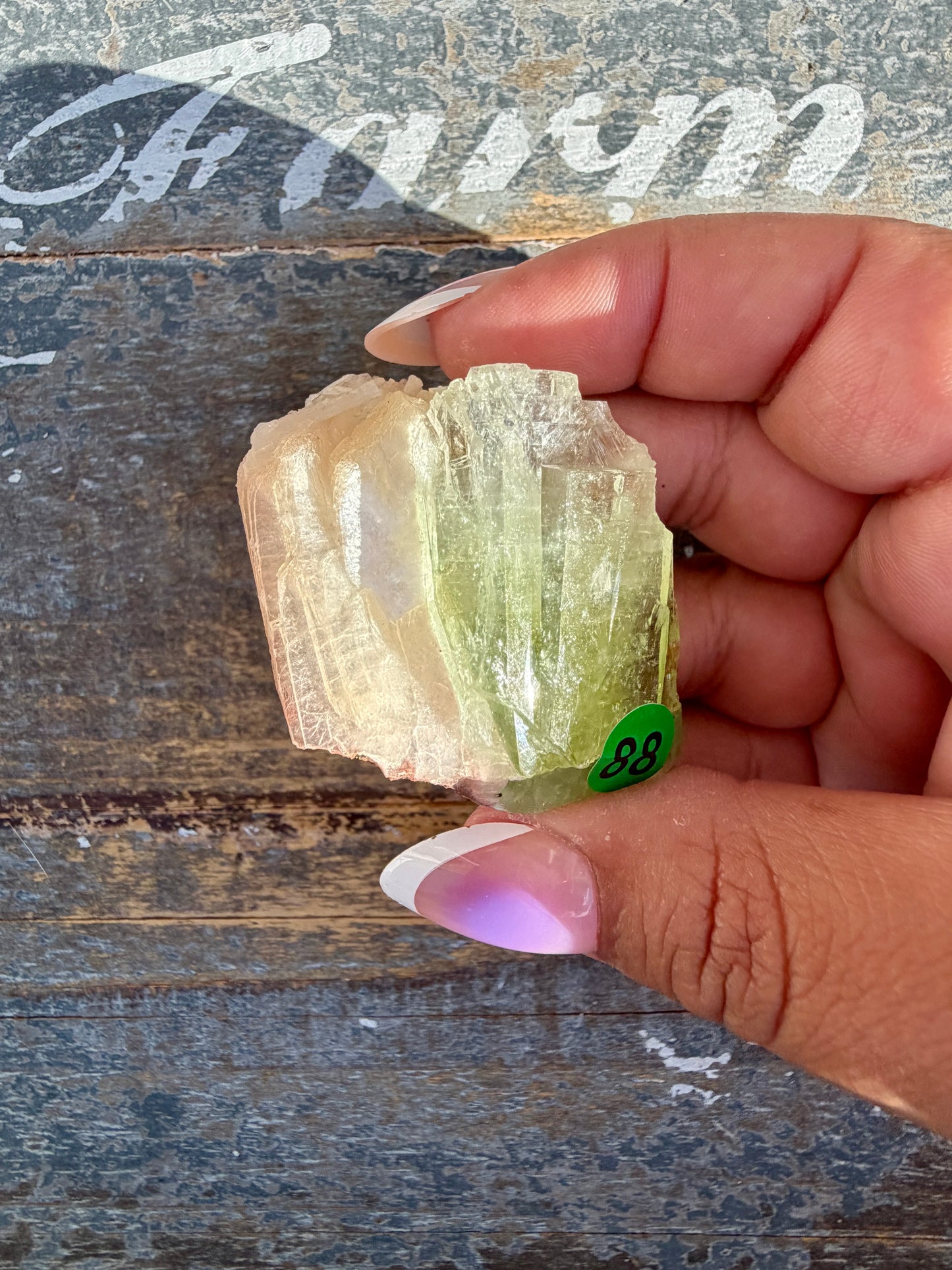 Gorgeous Green Apophyllite with Stilbite | India | Opt 88
