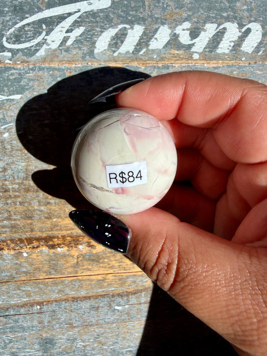 Gorgeous Hyacinth Jasper Mini Sphere | Opt R