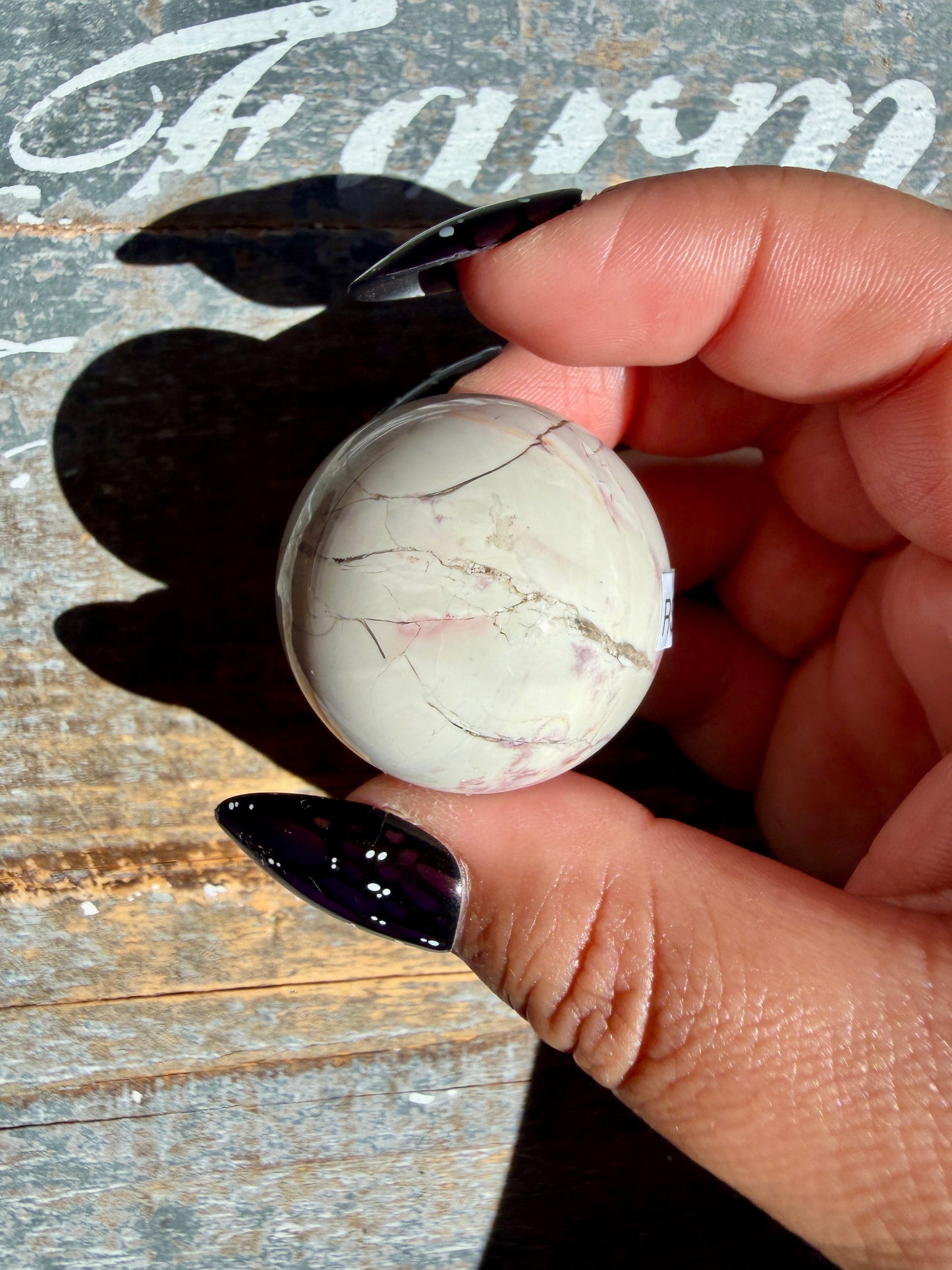 Gorgeous Hyacinth Jasper Mini Sphere | Opt R