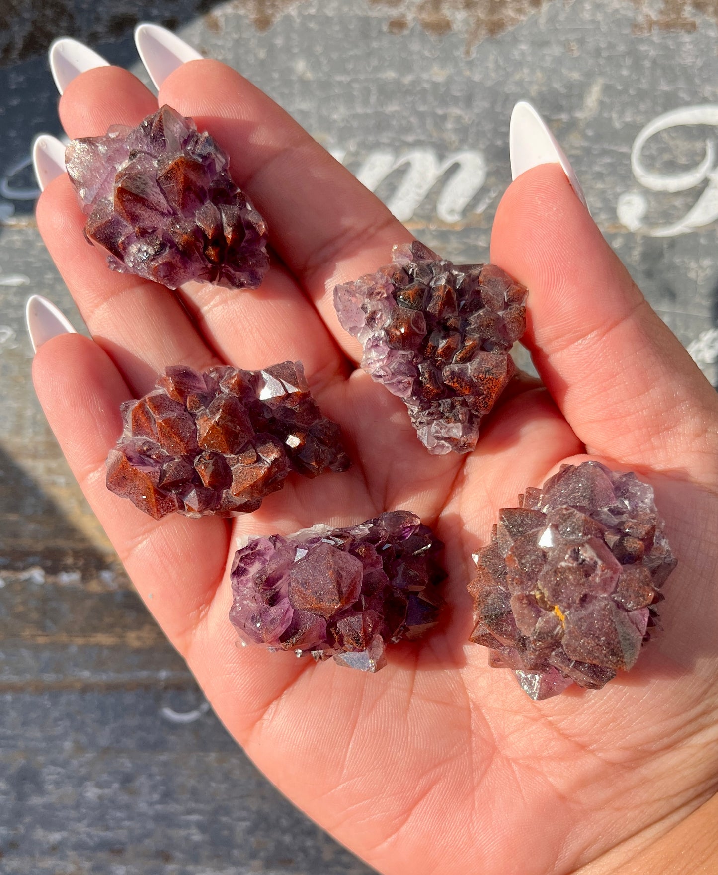 One (1) Gorgeous Thunder Bay Amethyst Mini Cluster from Canada