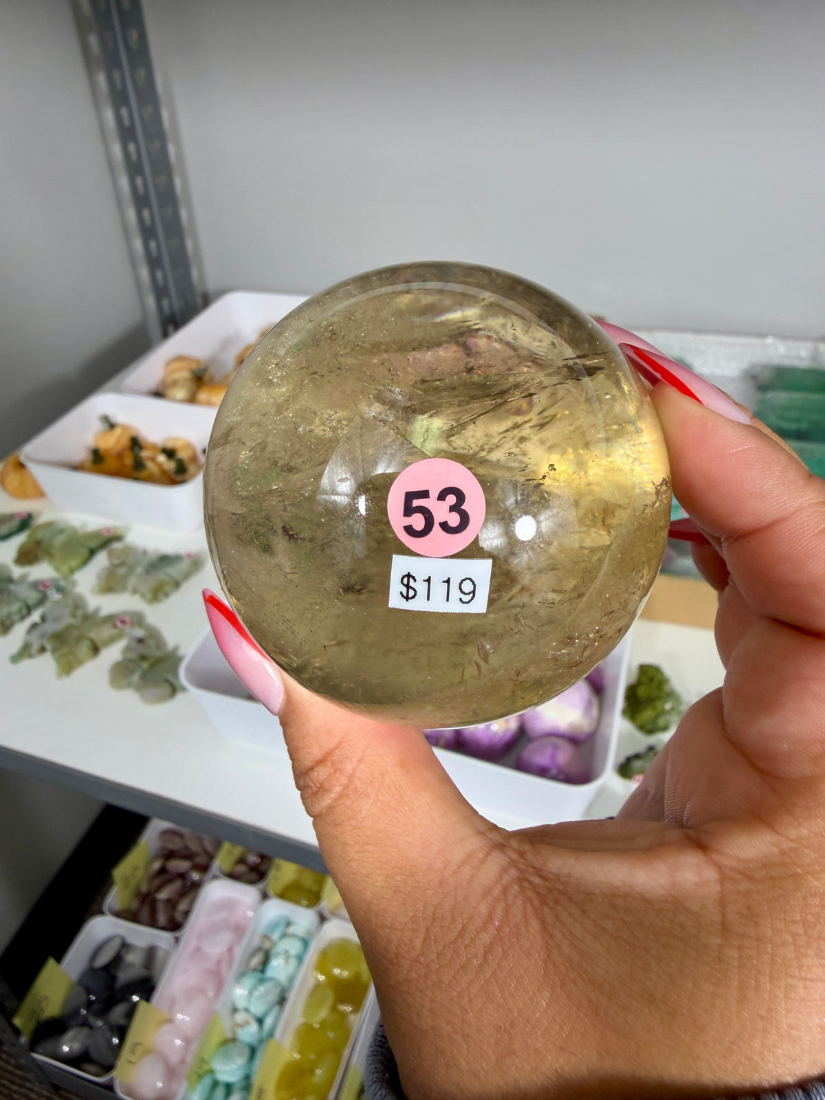 Gorgeous Natural Citrine Sphere from the Congo | Opt 53