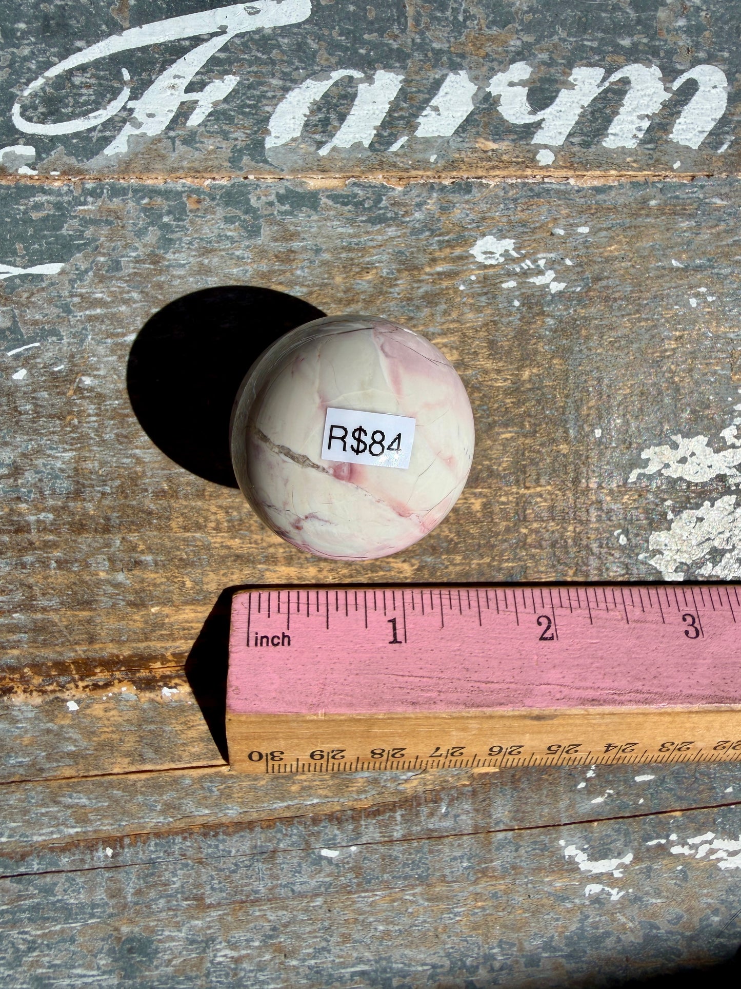 Gorgeous Hyacinth Jasper Mini Sphere | Opt R