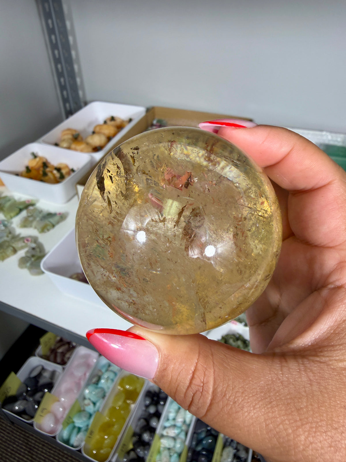 Gorgeous Natural Citrine Sphere from the Congo | Opt 53