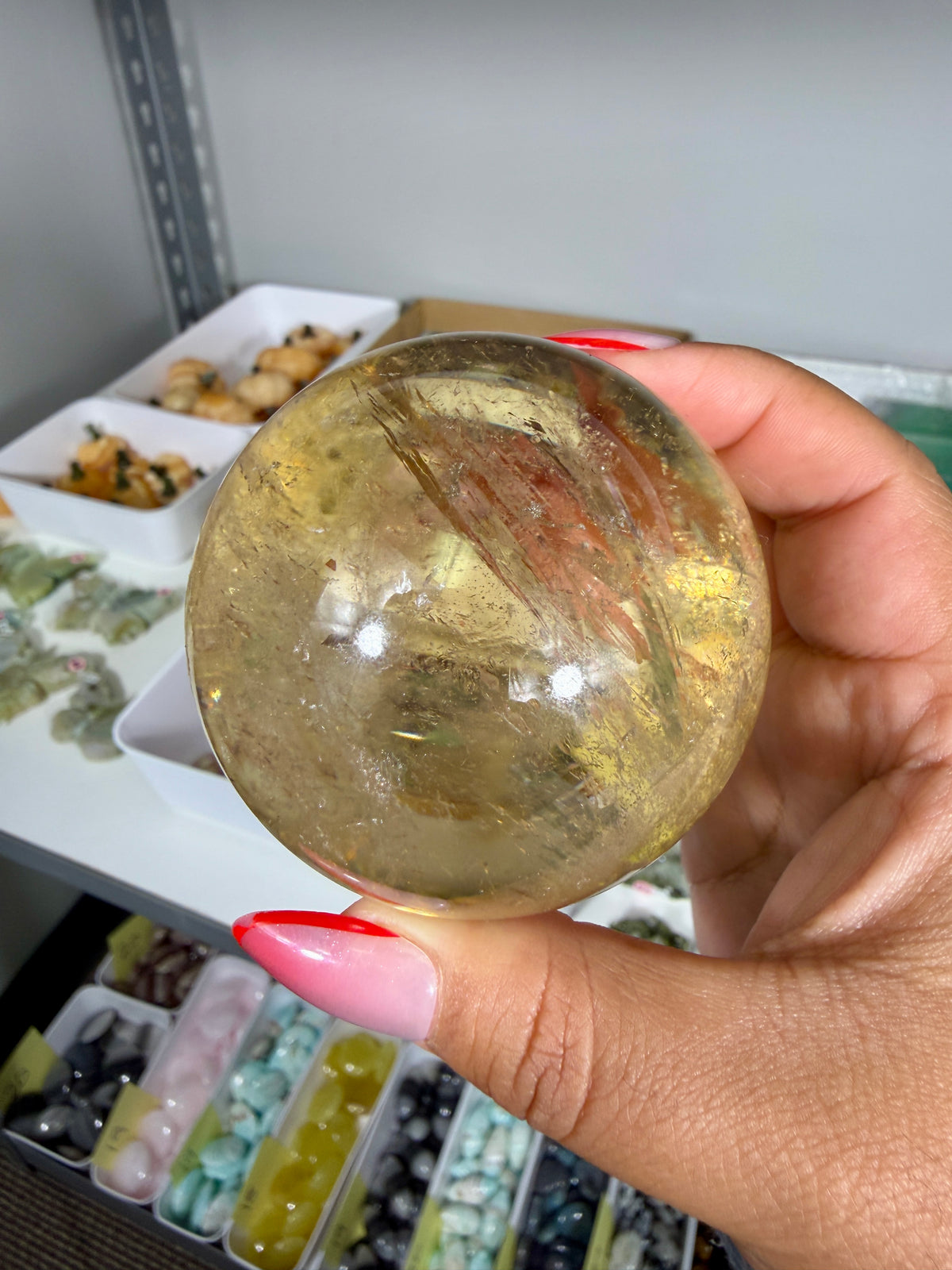 Gorgeous Natural Citrine Sphere from the Congo | Opt 53