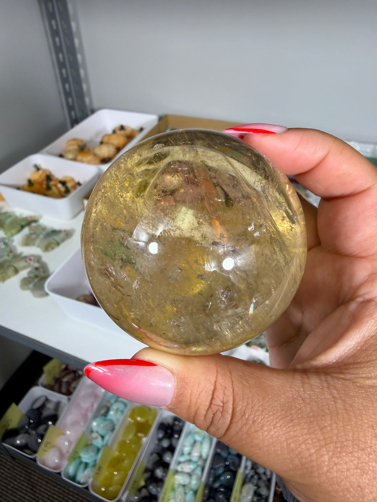 Gorgeous Natural Citrine Sphere from the Congo | Opt 53