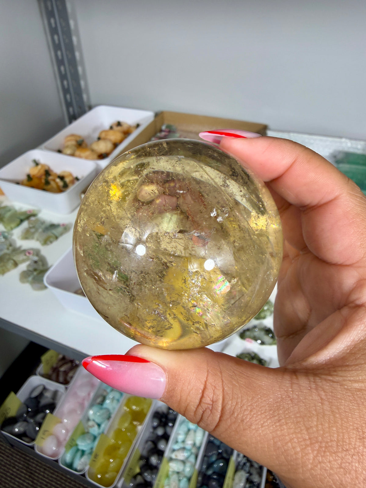Gorgeous Natural Citrine Sphere from the Congo | Opt 53