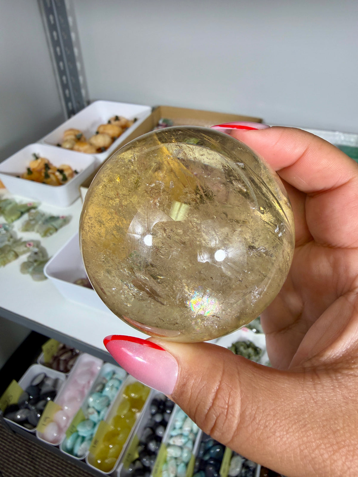Gorgeous Natural Citrine Sphere from the Congo | Opt 53