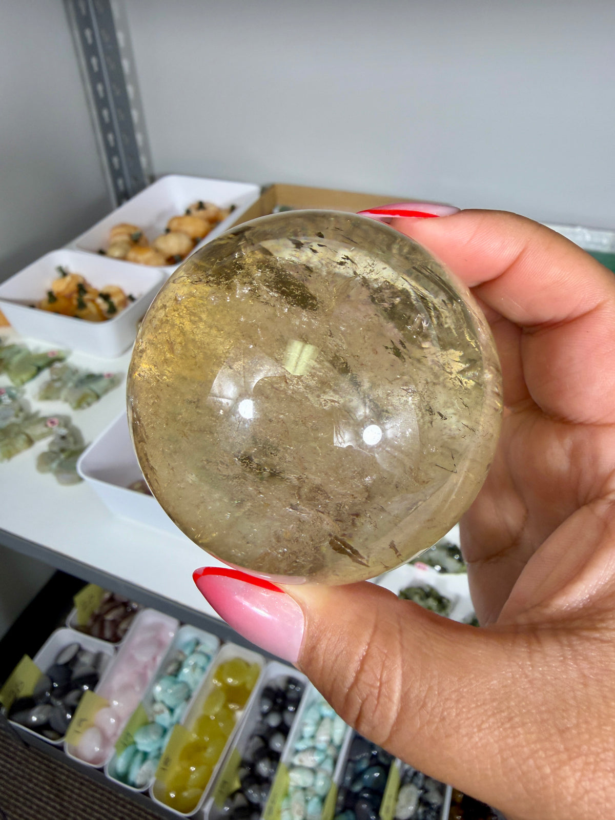 Gorgeous Natural Citrine Sphere from the Congo | Opt 53