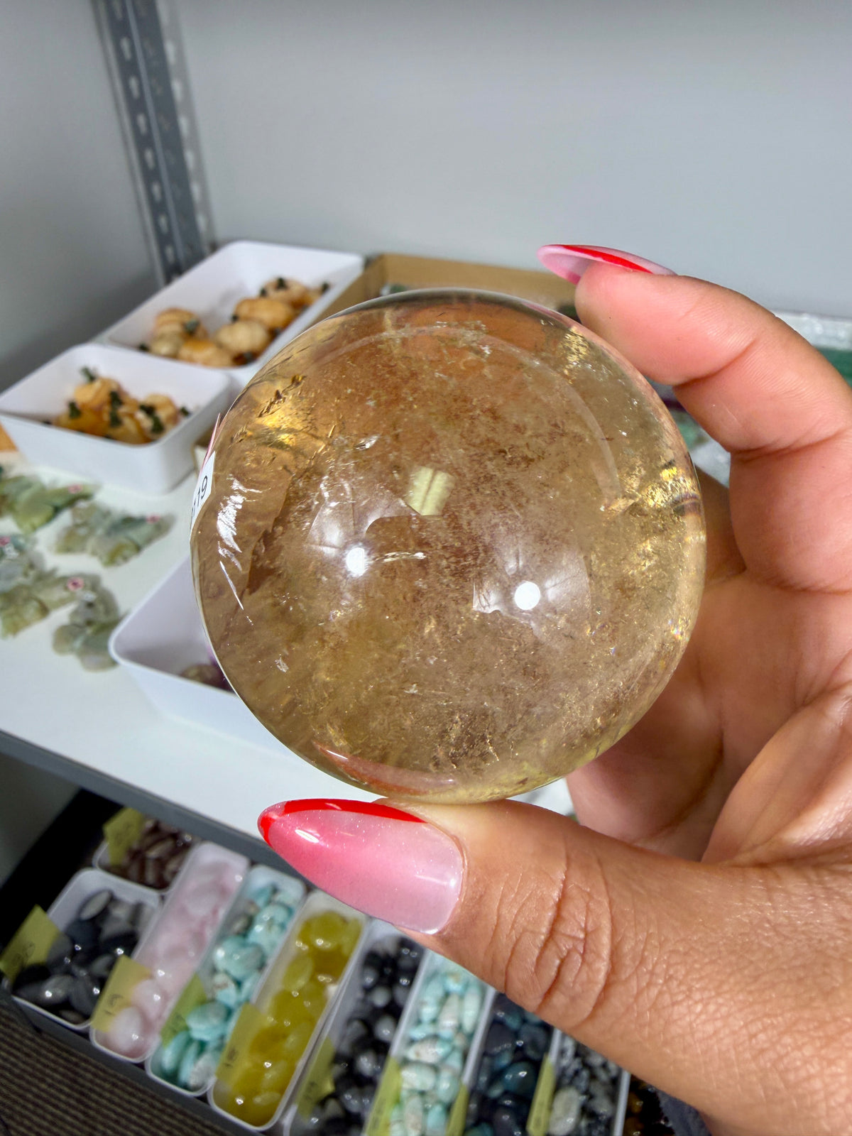Gorgeous Natural Citrine Sphere from the Congo | Opt 53