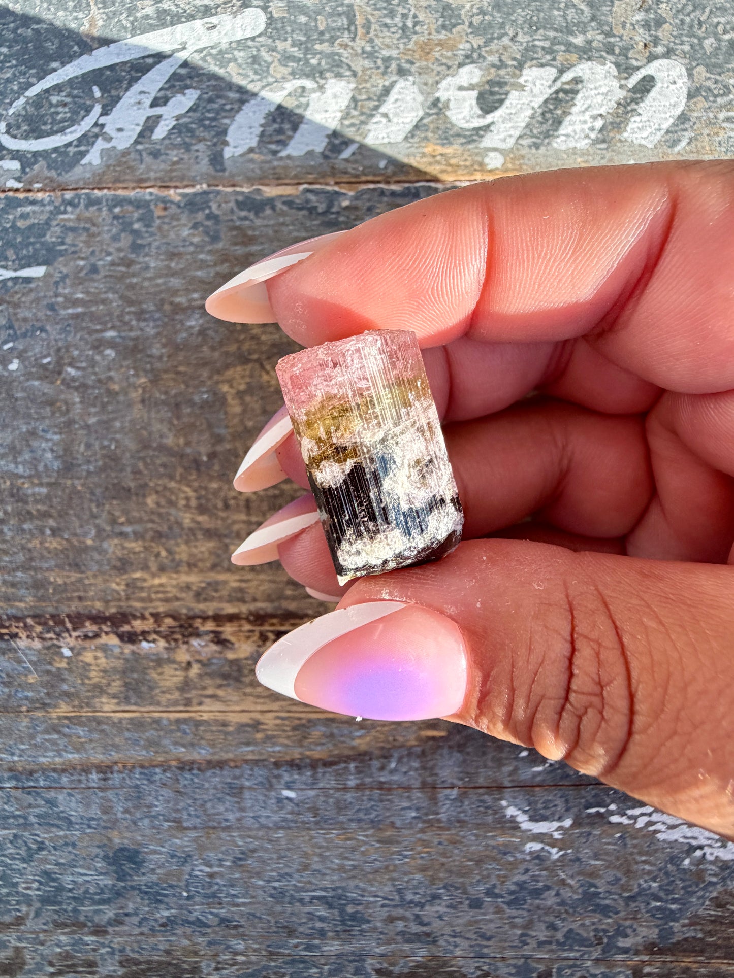 Gorgeous Bi Color Watermelon Tourmaline | Opt B