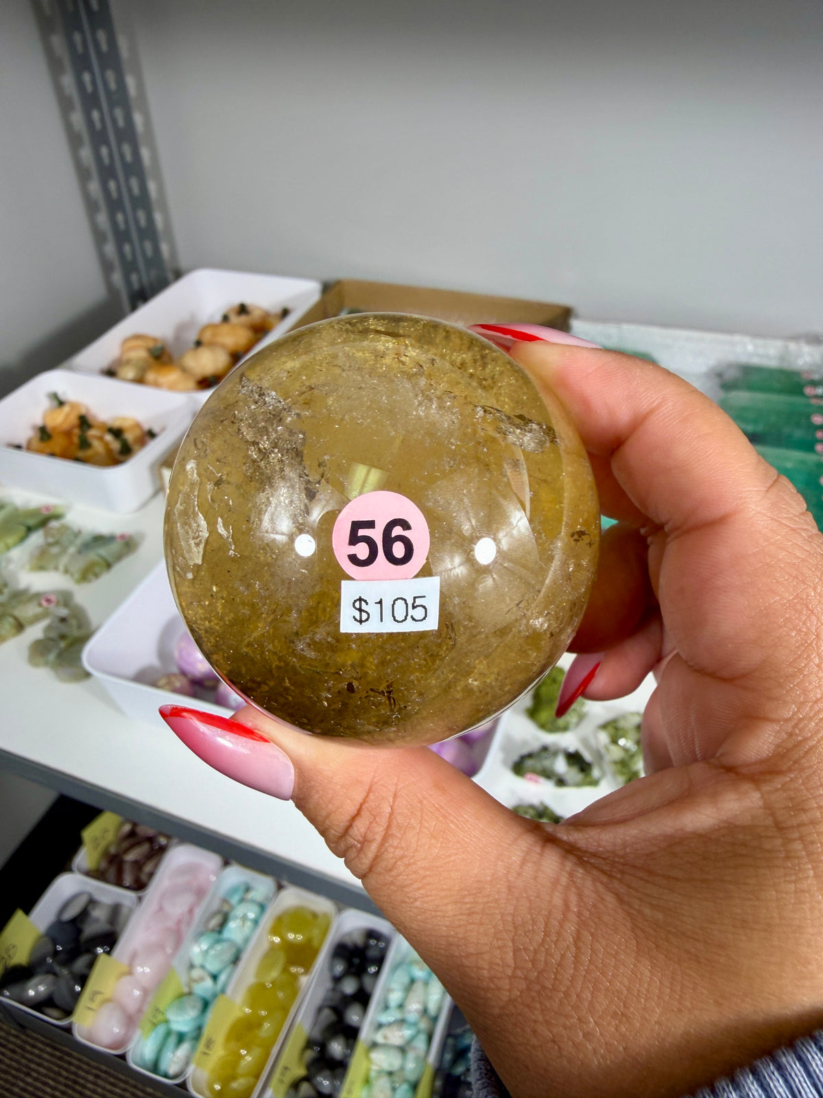 Gorgeous Natural Citrine Sphere from the Congo | Opt 56