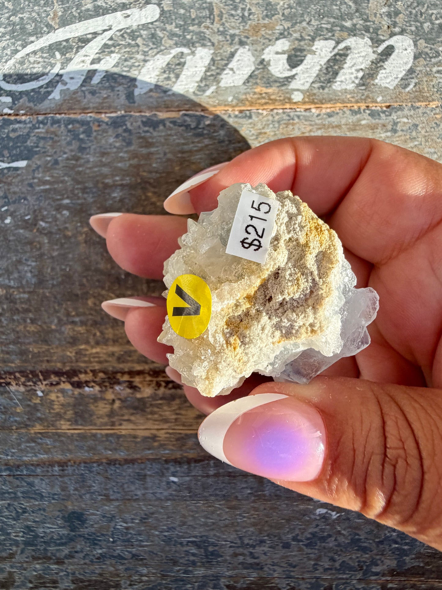 Gorgeous 1995 Celestine with Dogtooth Calcite from Afghanistan | Opt V