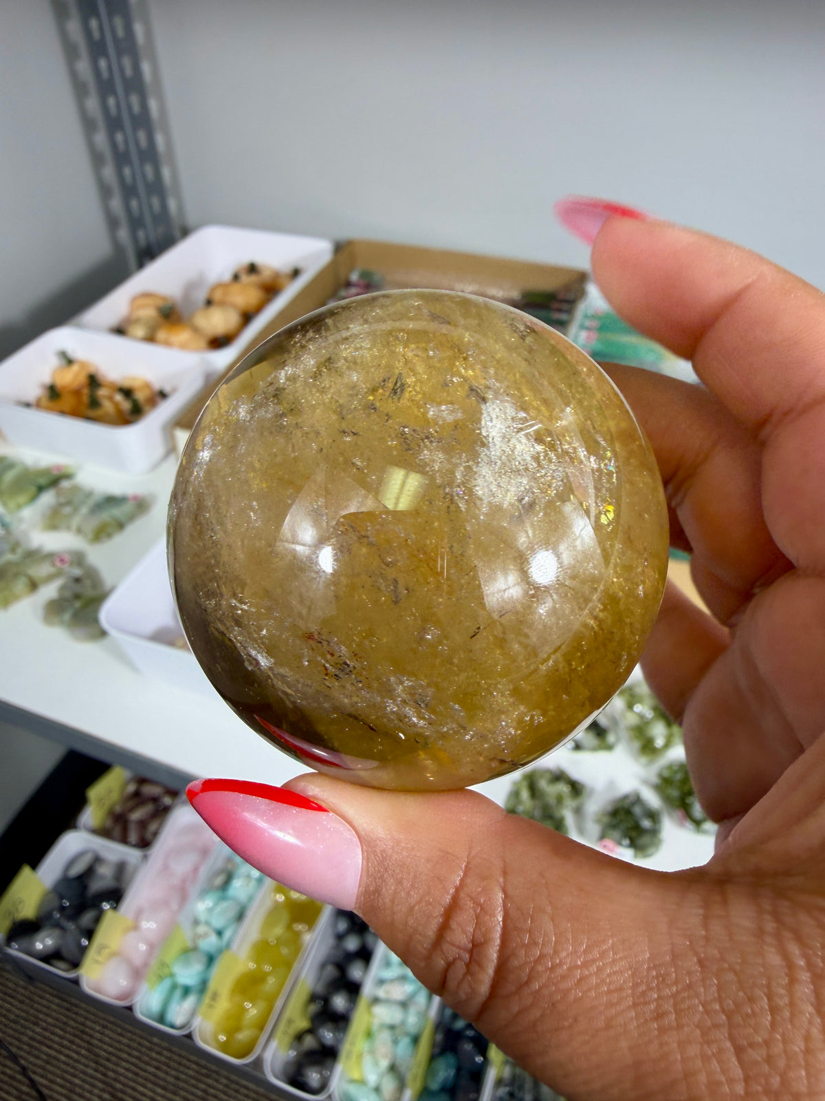 Gorgeous Natural Citrine Sphere from the Congo | Opt 56