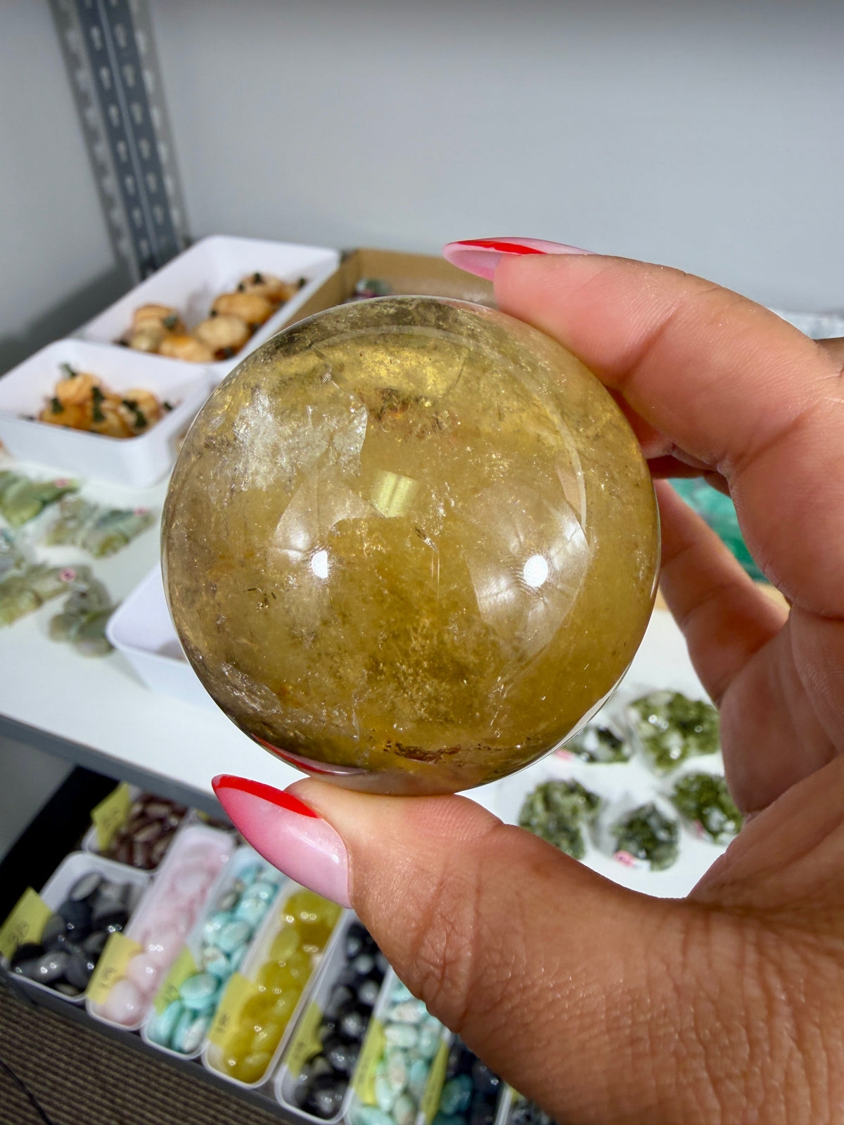 Gorgeous Natural Citrine Sphere from the Congo | Opt 56