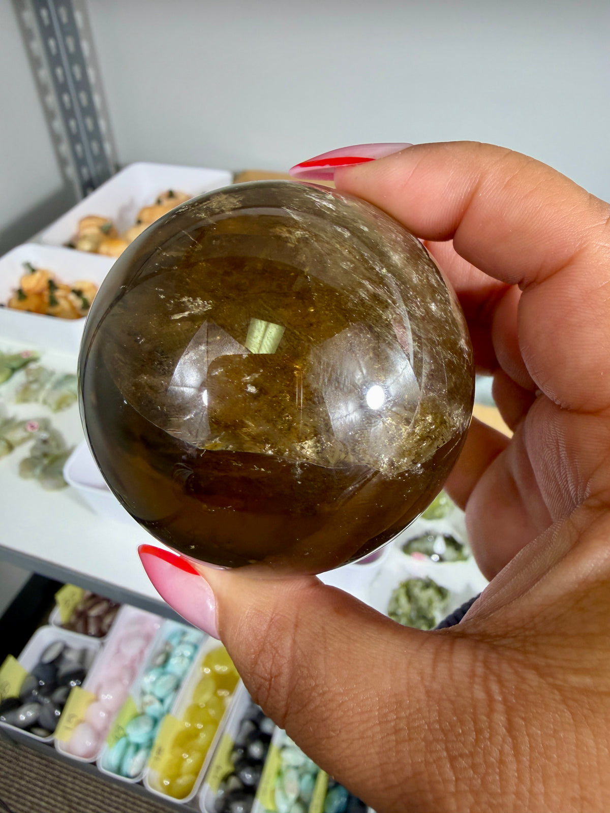 Gorgeous Natural Citrine Sphere from the Congo | Opt 54