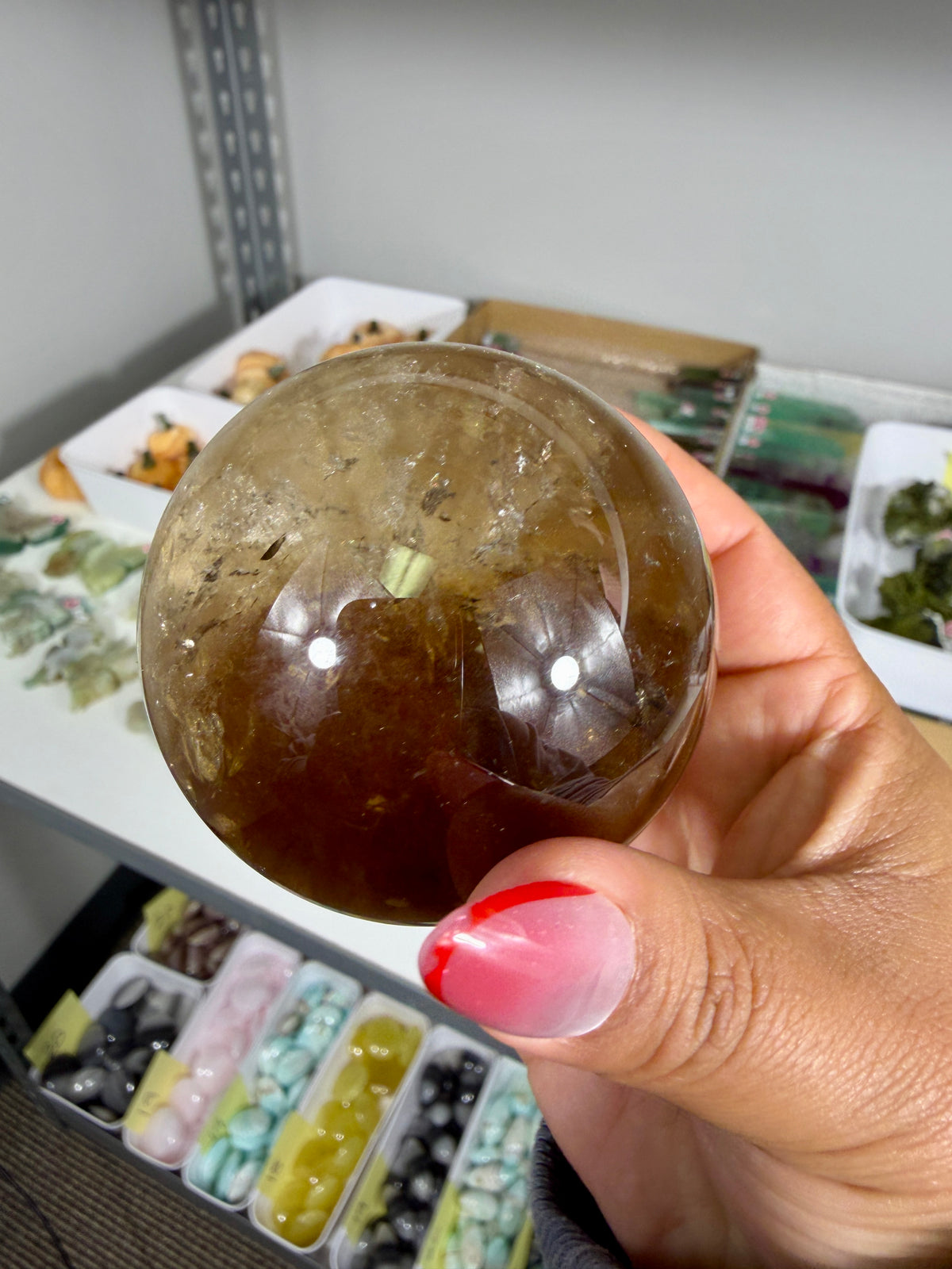 Gorgeous Natural Citrine Sphere from the Congo | Opt 50