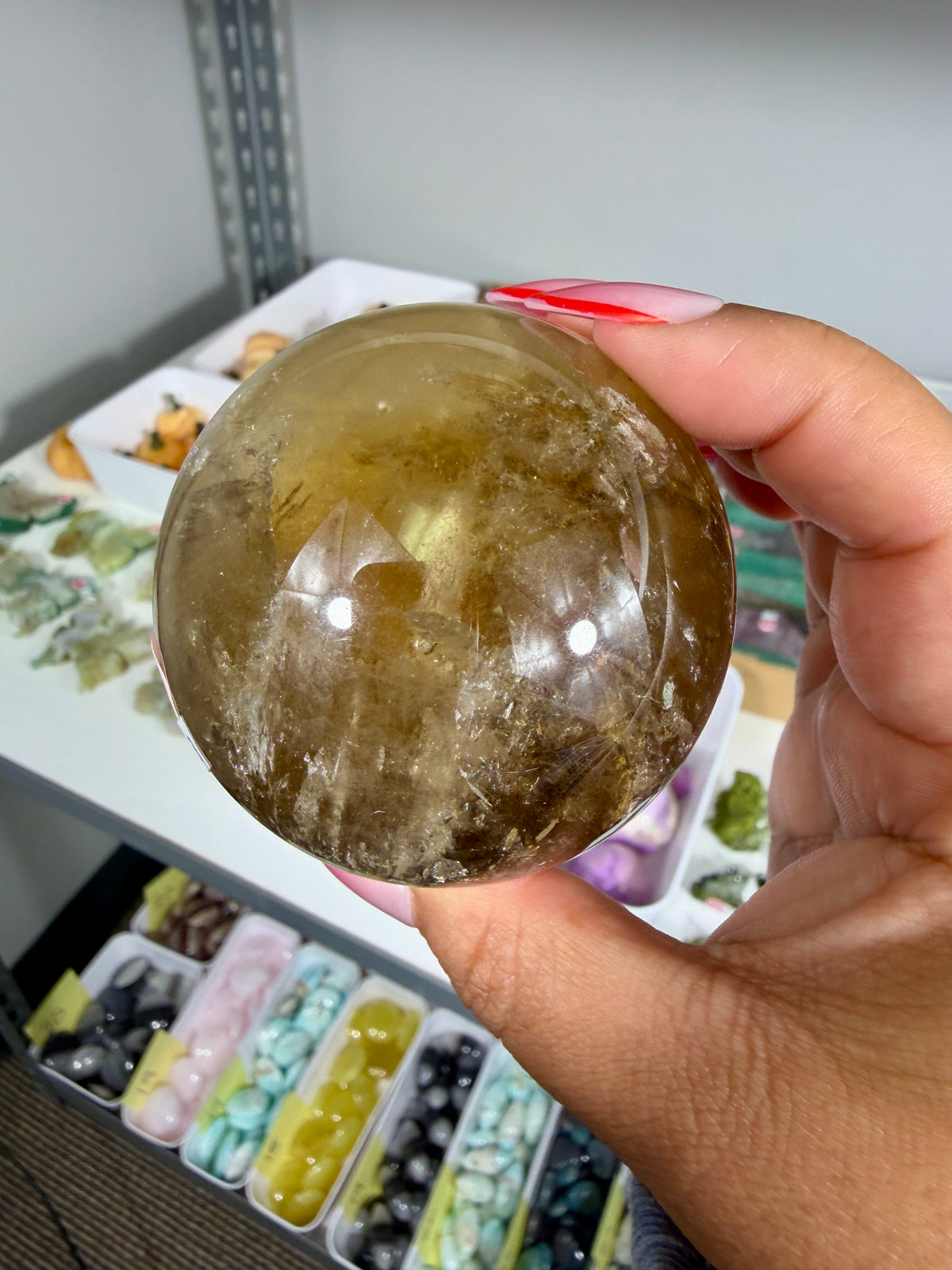 Gorgeous Natural Citrine Sphere from the Congo | Opt 50