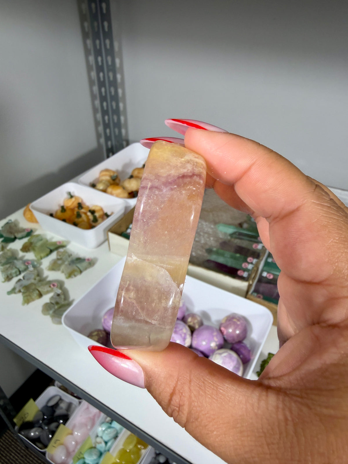 Candy Fluorite Mini Heart Bowl (only one) | Opt 28