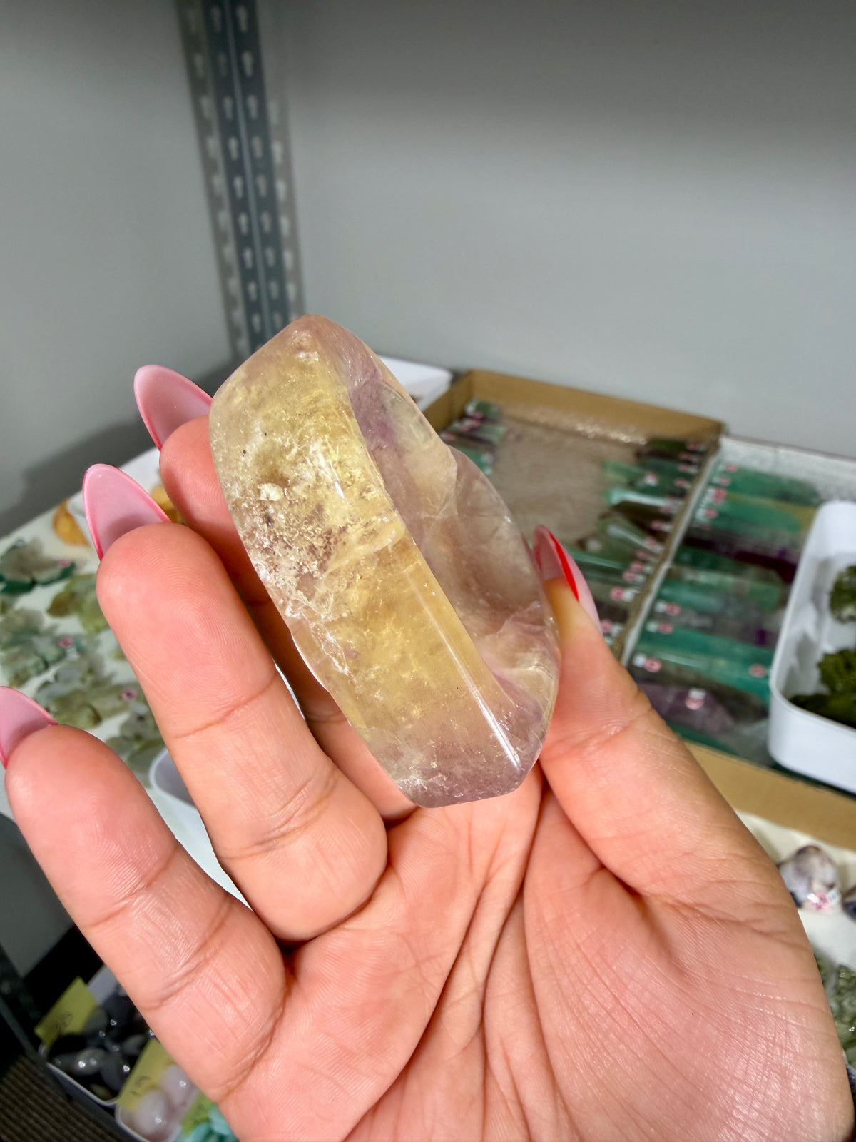 Candy Fluorite Mini Heart Bowl (only one) | Opt 28