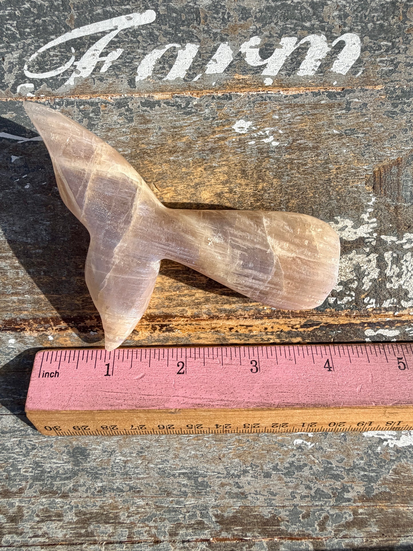 Gorgeous Blue Flash Moonstone Whale Tail | Opt 18