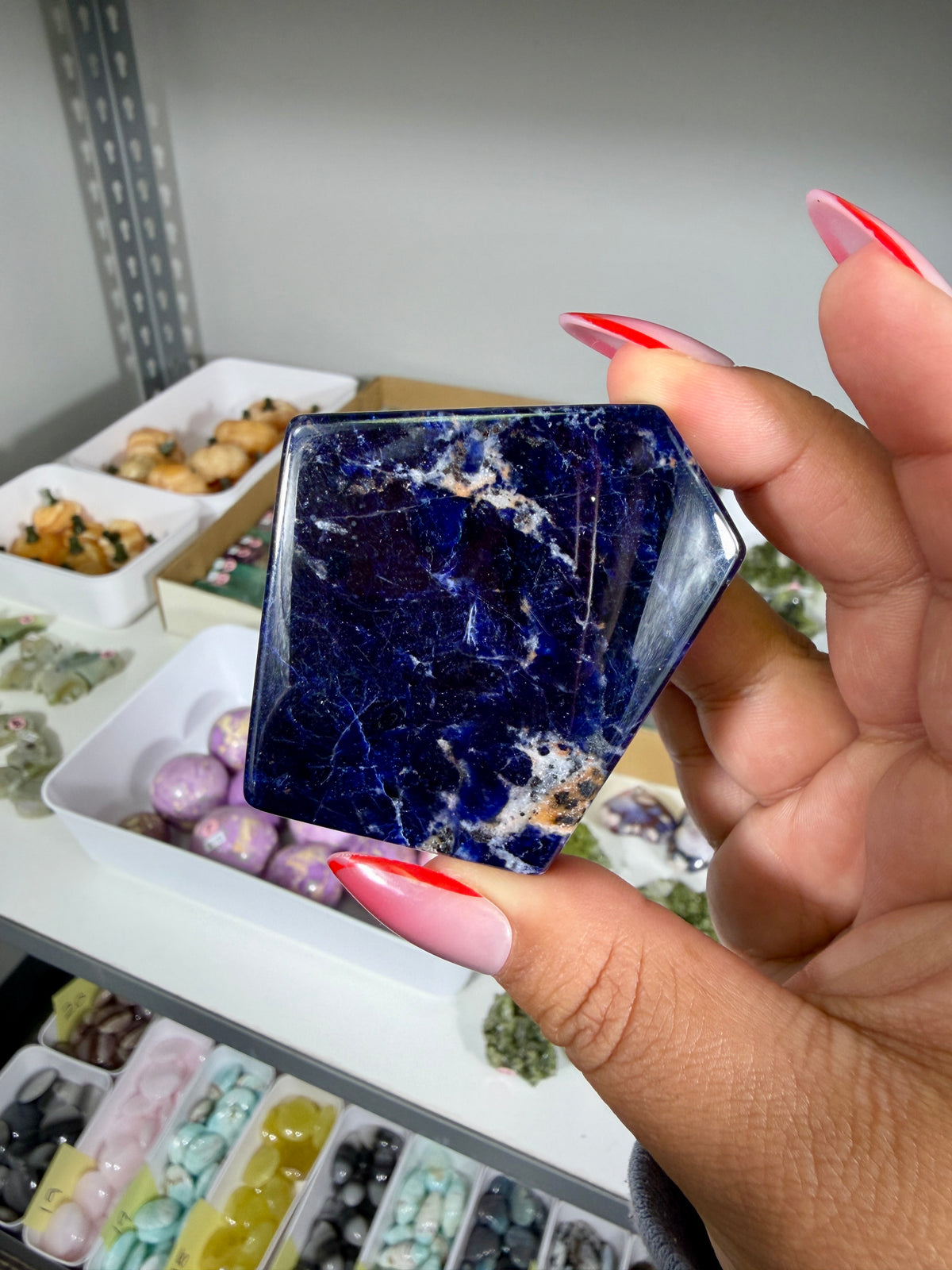 Gorgeous Dark Blue Sodalite Freeform | Opt 34