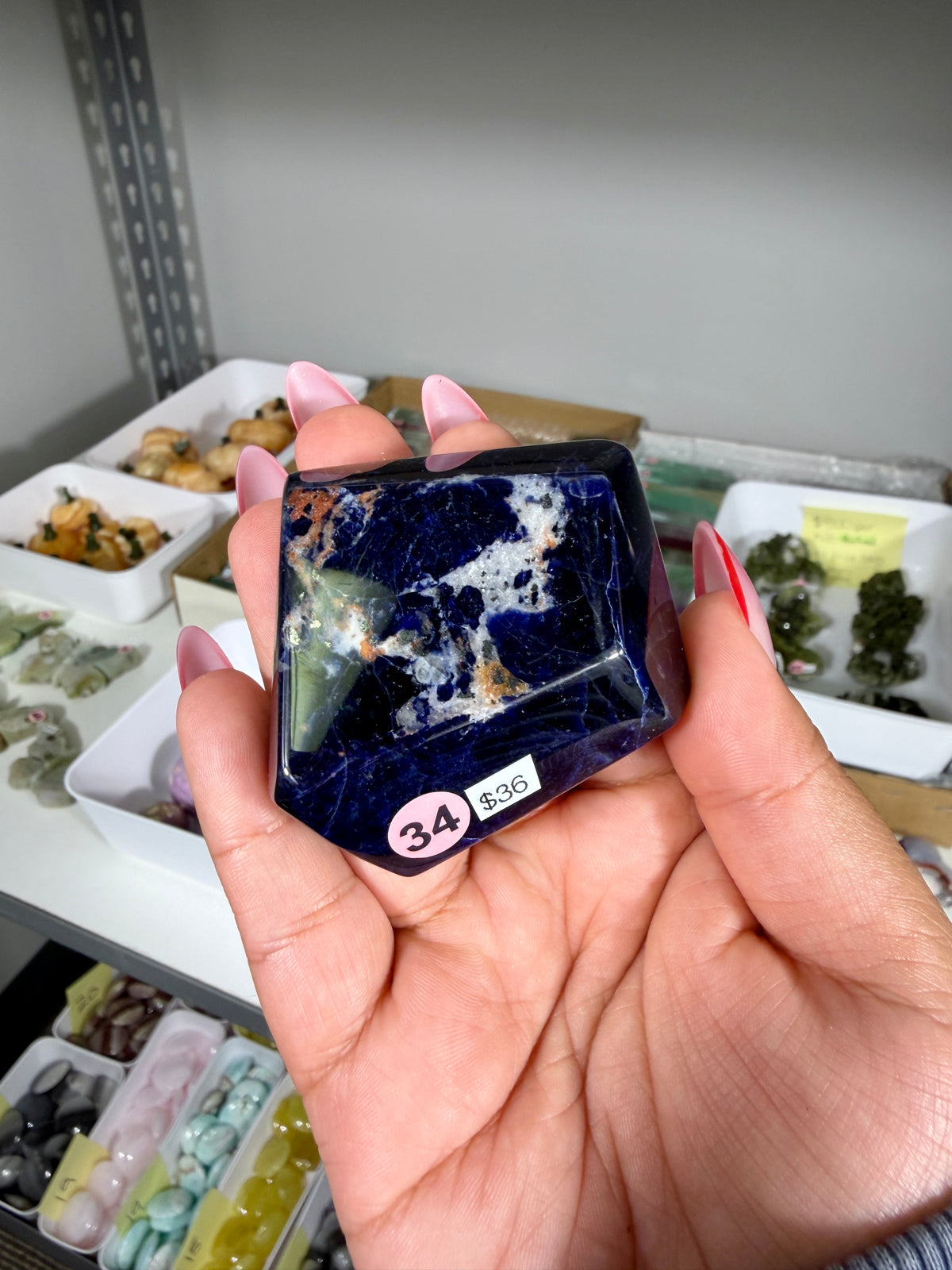 Gorgeous Dark Blue Sodalite Freeform | Opt 34