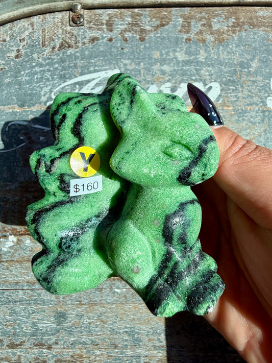 Adorable Ruby in Zoisite Fox | Opt Y