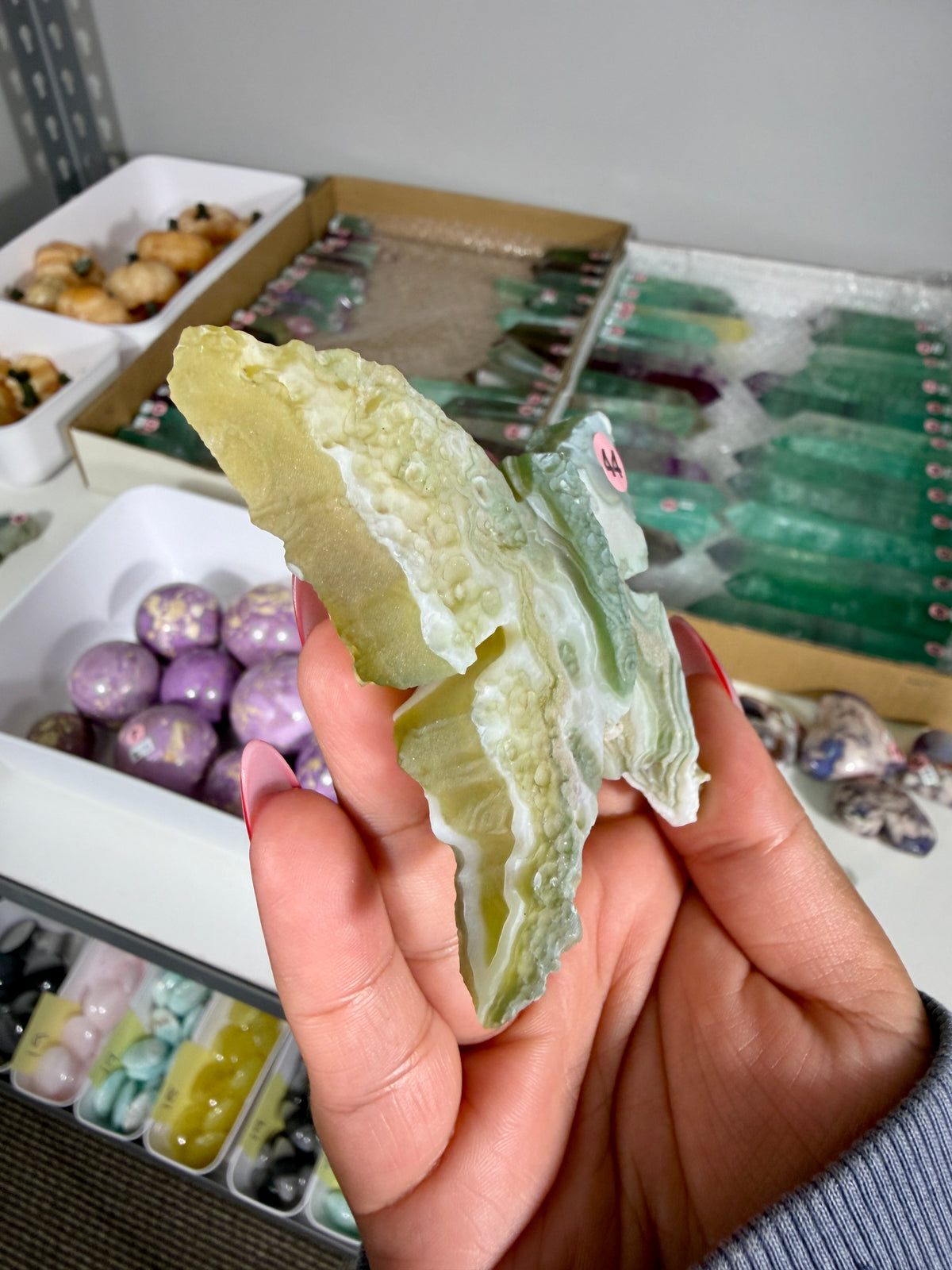 Gorgeous Gobi Agate Hand Carved Butterfly | Opt 44