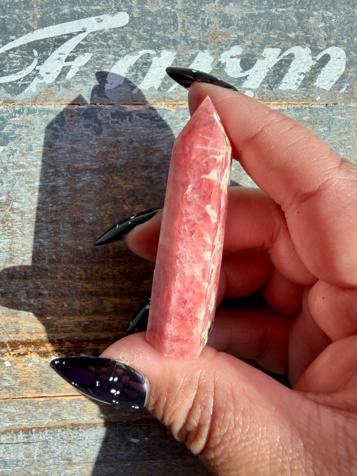 Gorgeous Rhodochrosite Tower from Argentina | Opt Z