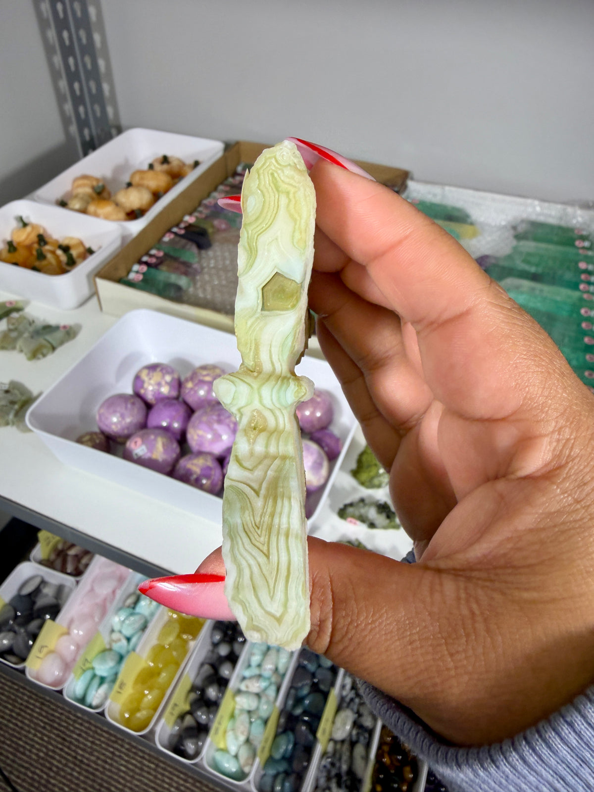 Gorgeous Gobi Agate Hand Carved Butterfly | Opt 46