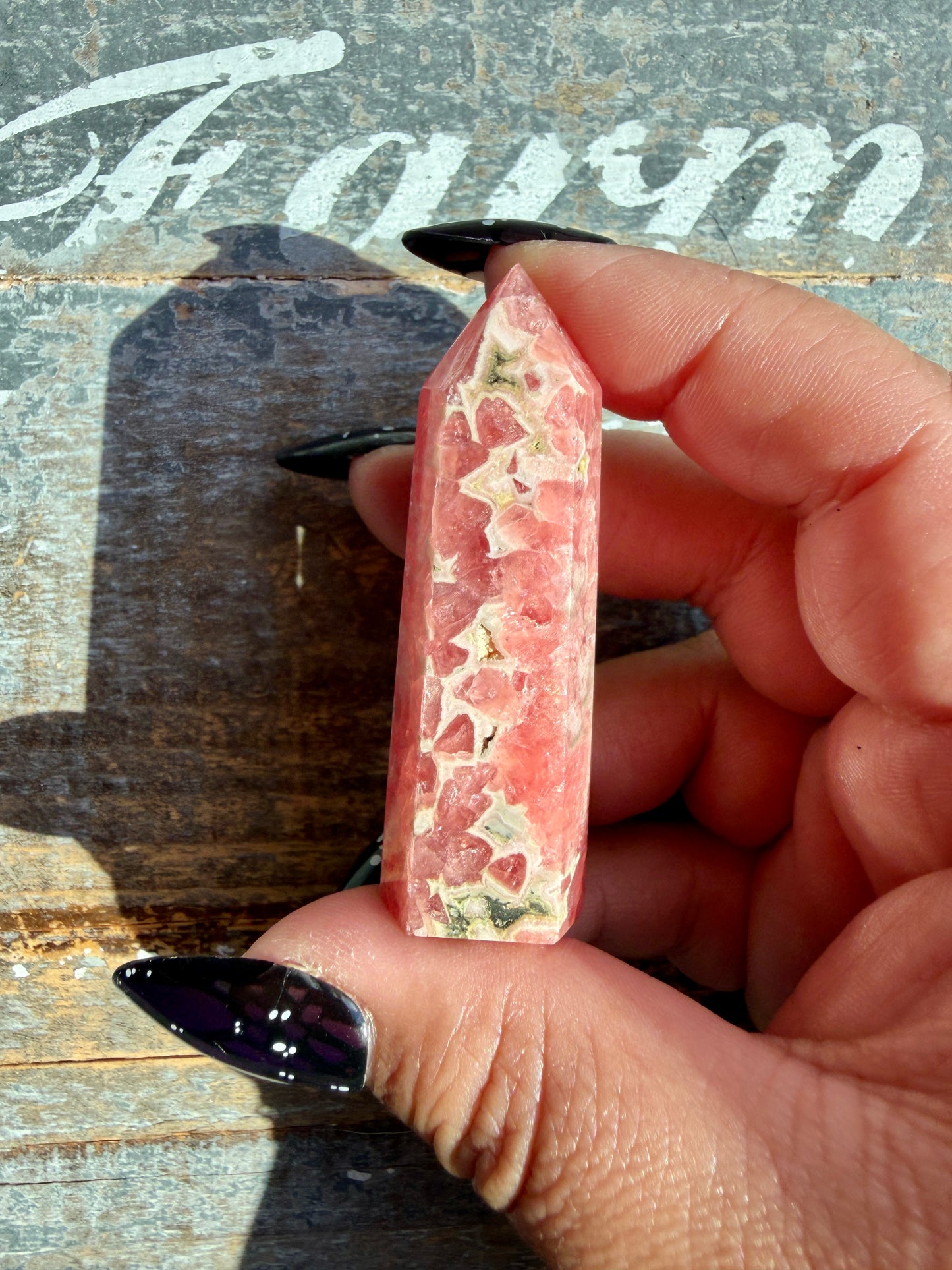 Gorgeous Rhodochrosite Tower from Argentina | Opt Z