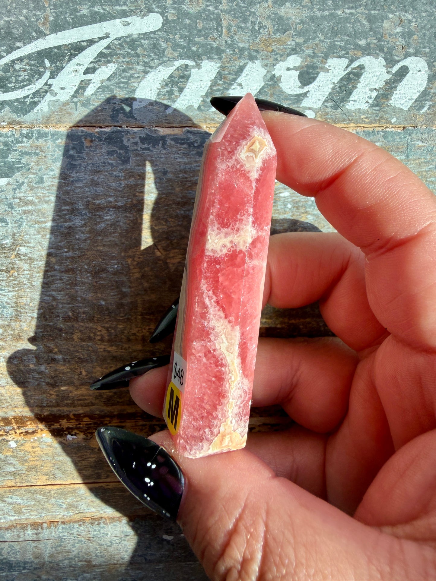 Gorgeous Rhodochrosite Tower from Argentina | Opt M