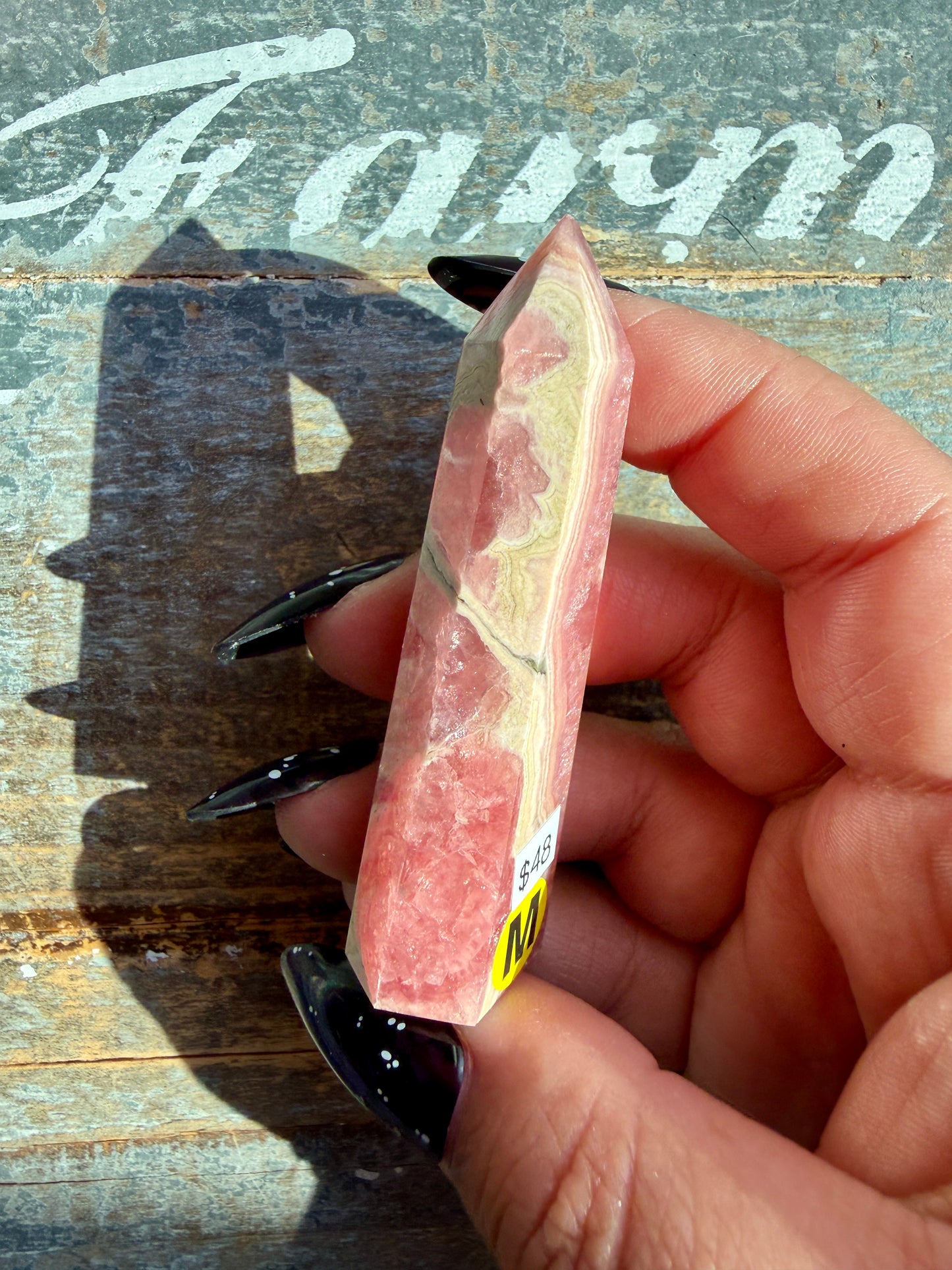 Gorgeous Rhodochrosite Tower from Argentina | Opt M