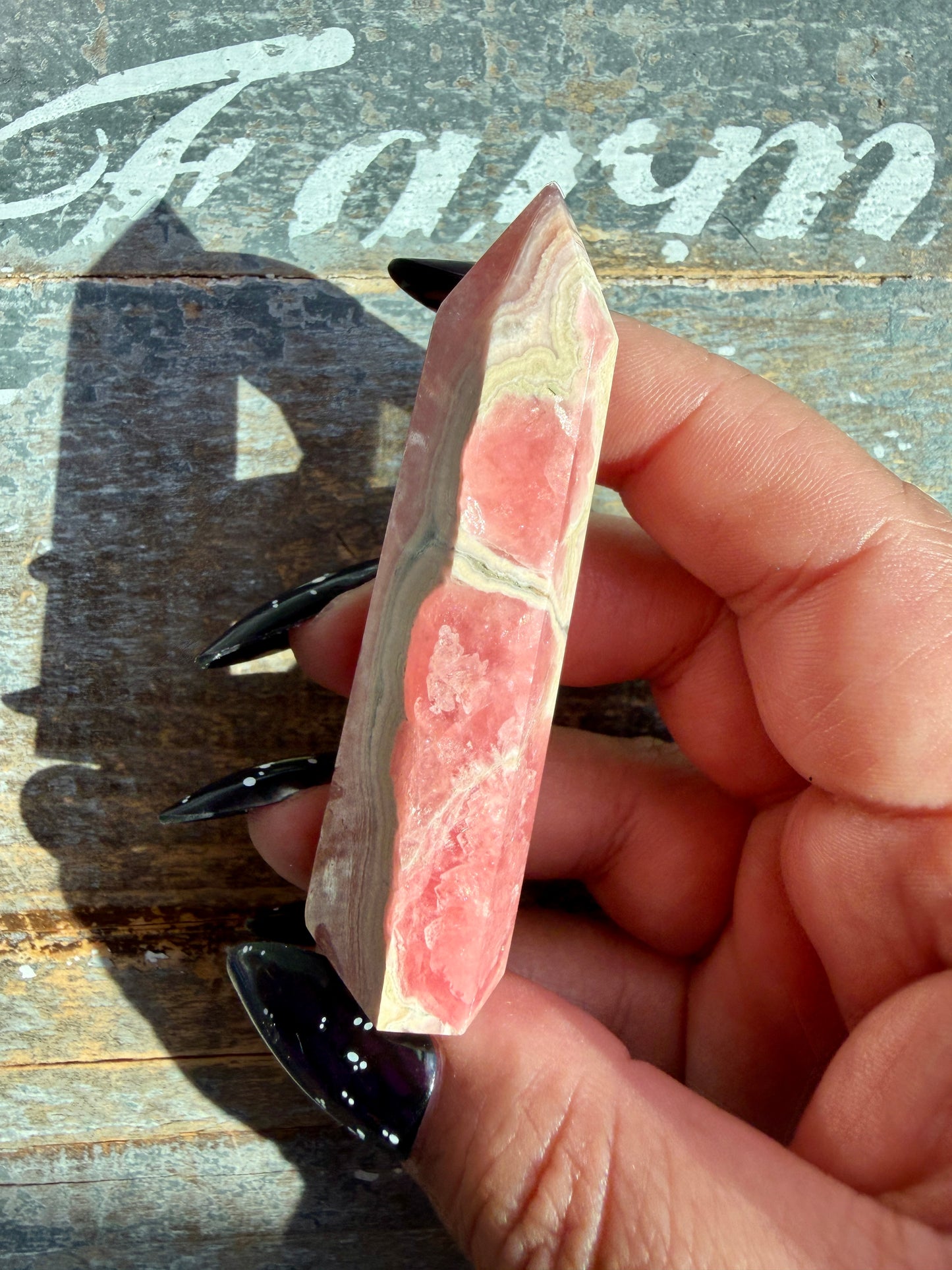 Gorgeous Rhodochrosite Tower from Argentina | Opt M