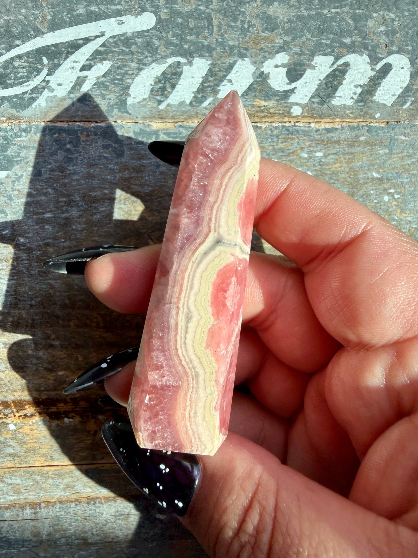 Gorgeous Rhodochrosite Tower from Argentina | Opt M
