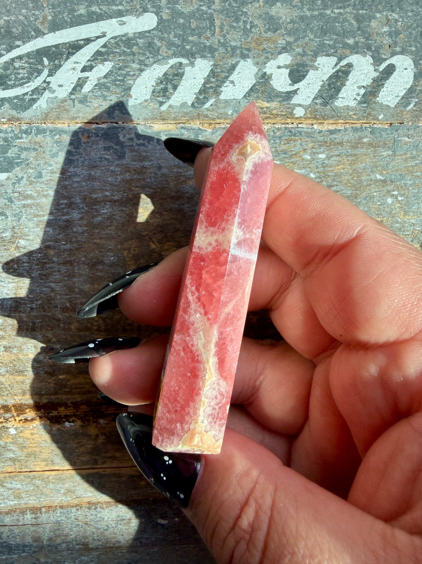 Gorgeous Rhodochrosite Tower from Argentina | Opt M