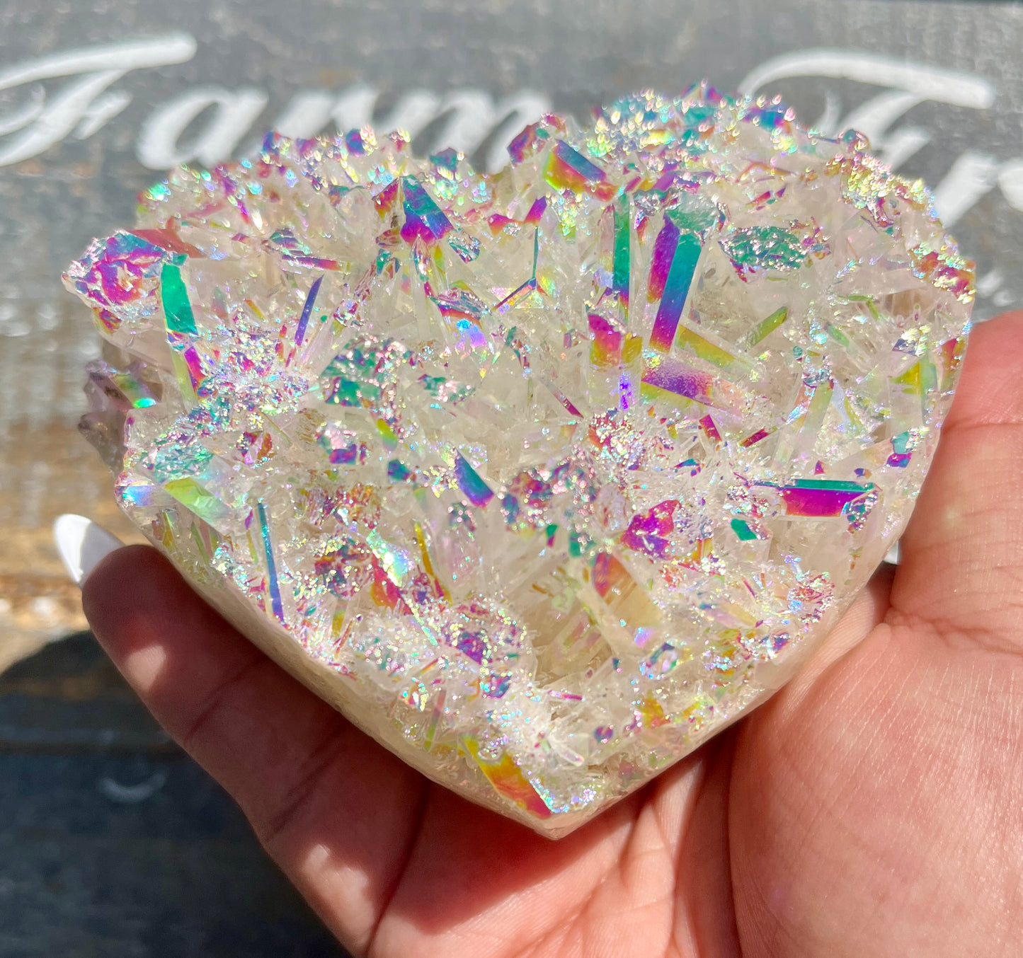 Gorgeous Aura Cluster Heart