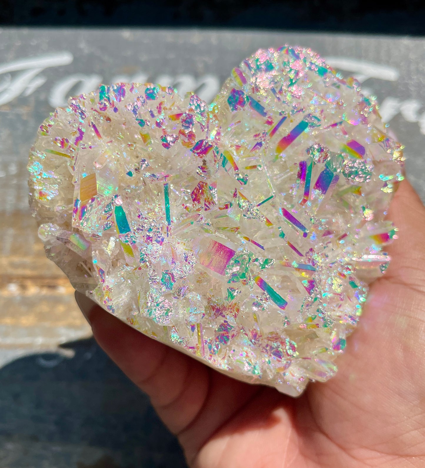 Gorgeous Aura Cluster Heart