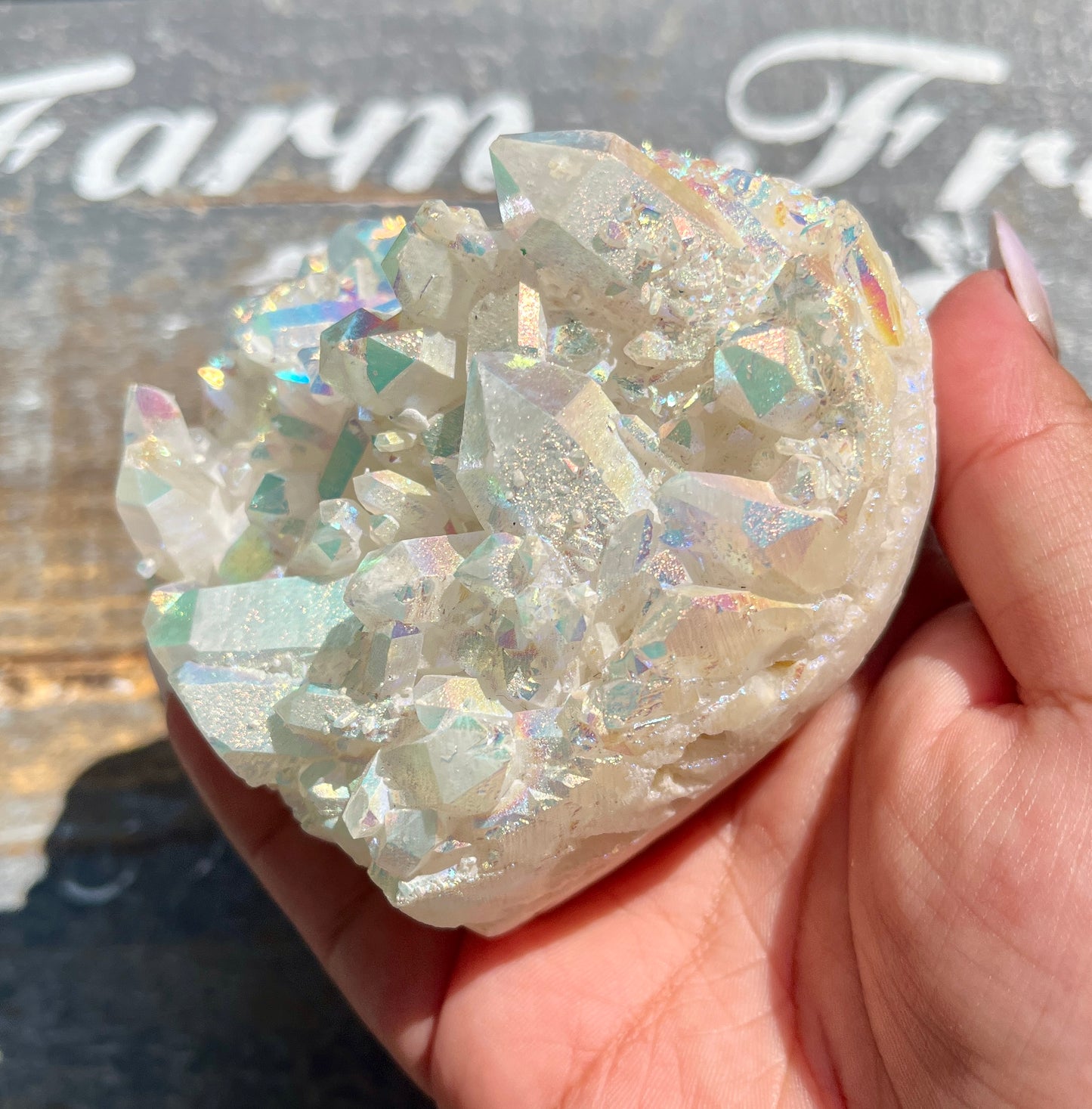 Gorgeous Aura Cluster Heart