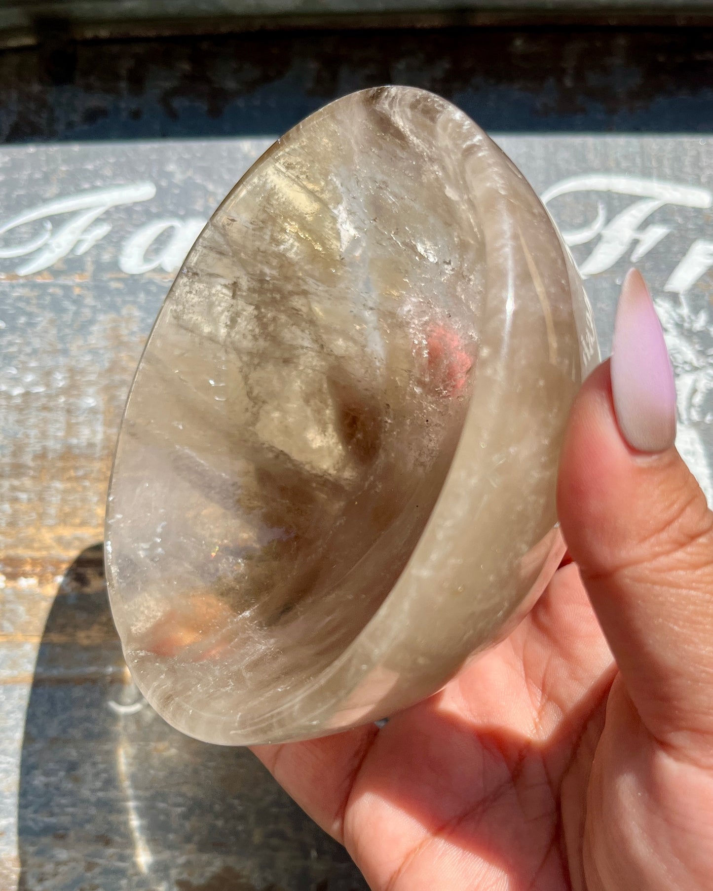 Gorgeous Smokey Quartz Bowl from Brazil