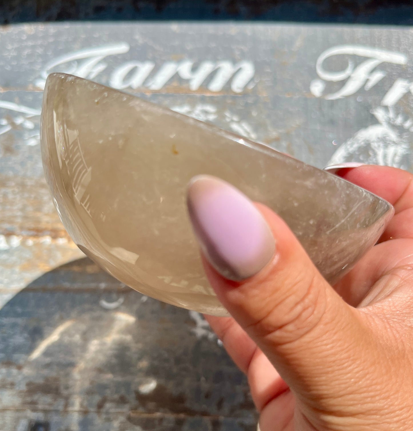 Gorgeous Smokey Quartz Bowl from Brazil