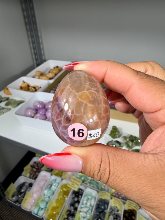 Gorgeous Snake Skin Agate Egg | Opt 16 (last one)