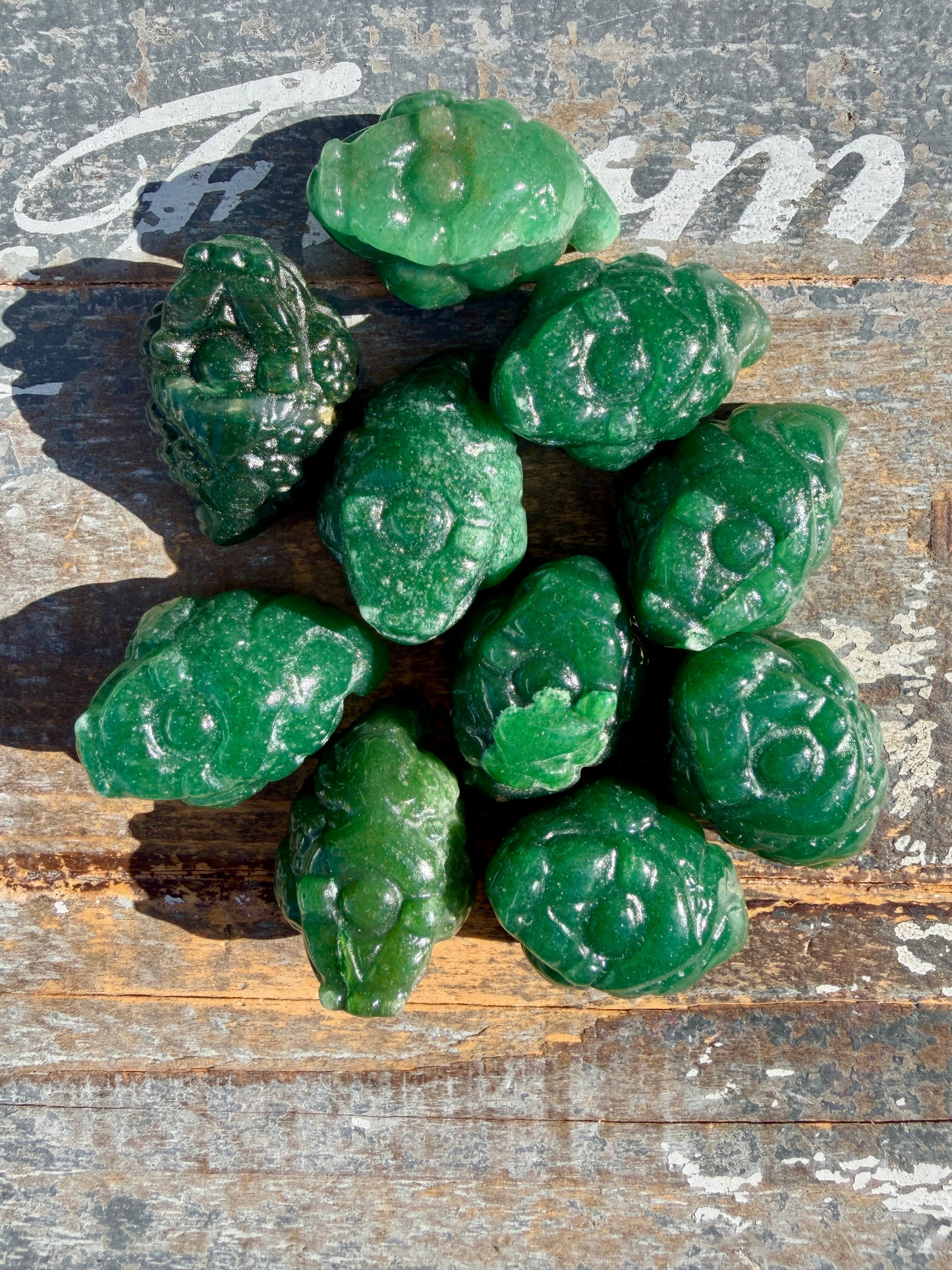 One (1) Green Jade Money Toad | Intuitively Chosen