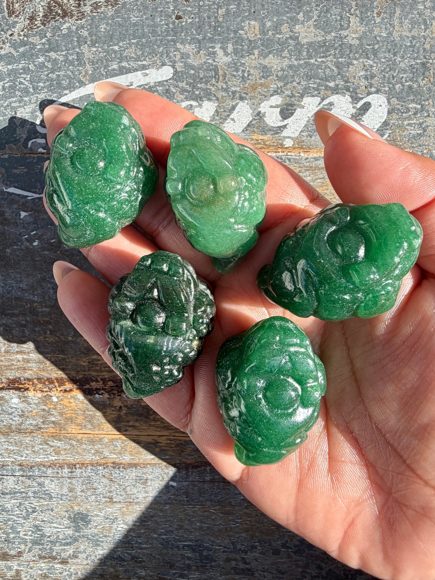 One (1) Green Jade Money Toad | Intuitively Chosen