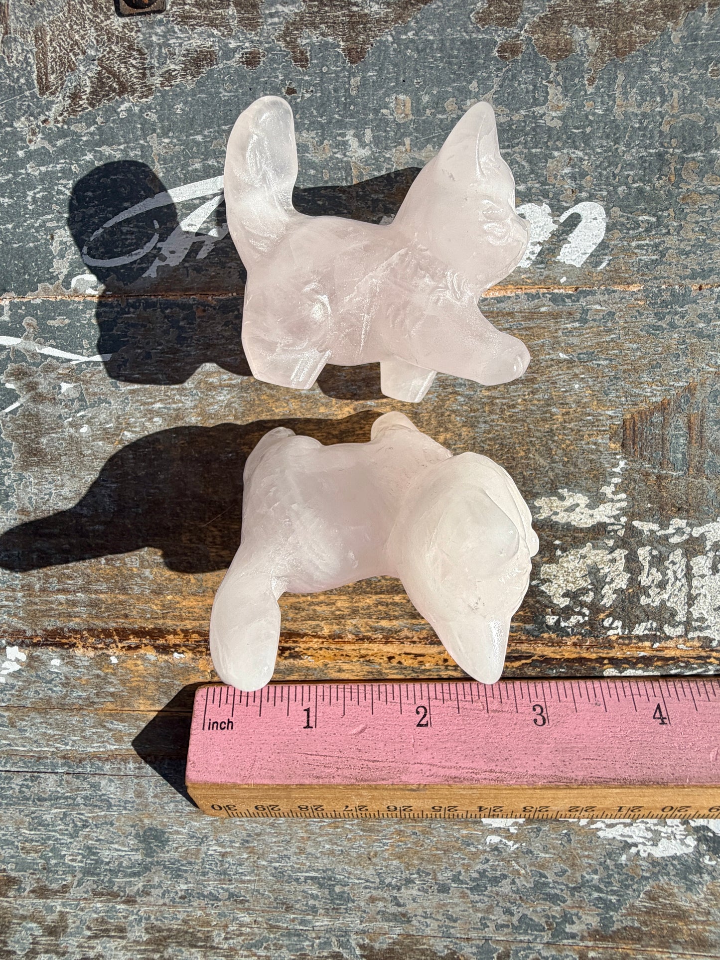 One (1) Adorable Rose Quartz Kitty | Intuitively Chosen