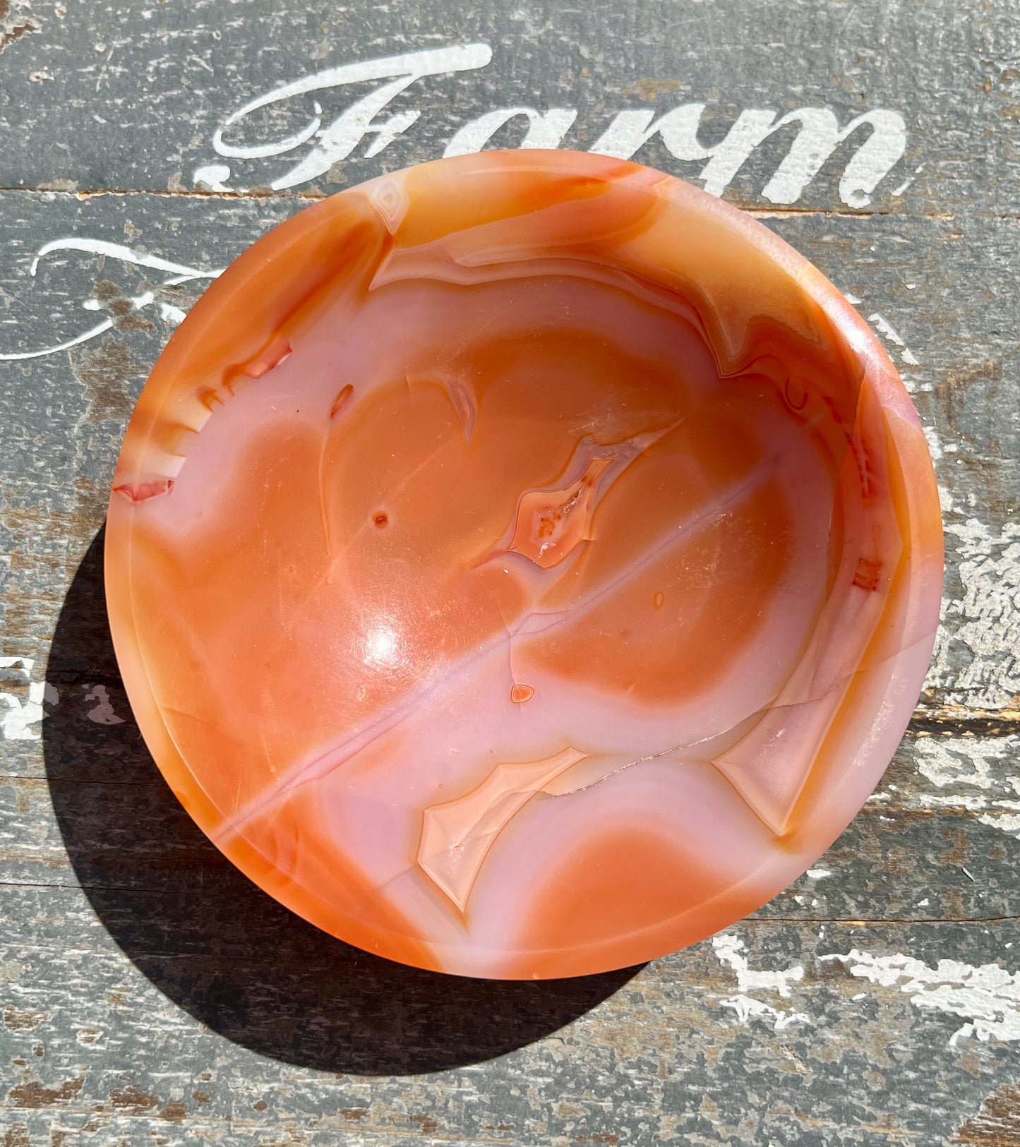 Gorgeous Carnelian Bowl *Repaired