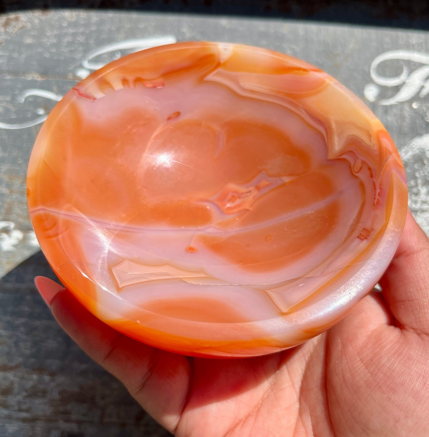 Gorgeous Carnelian Bowl *Repaired