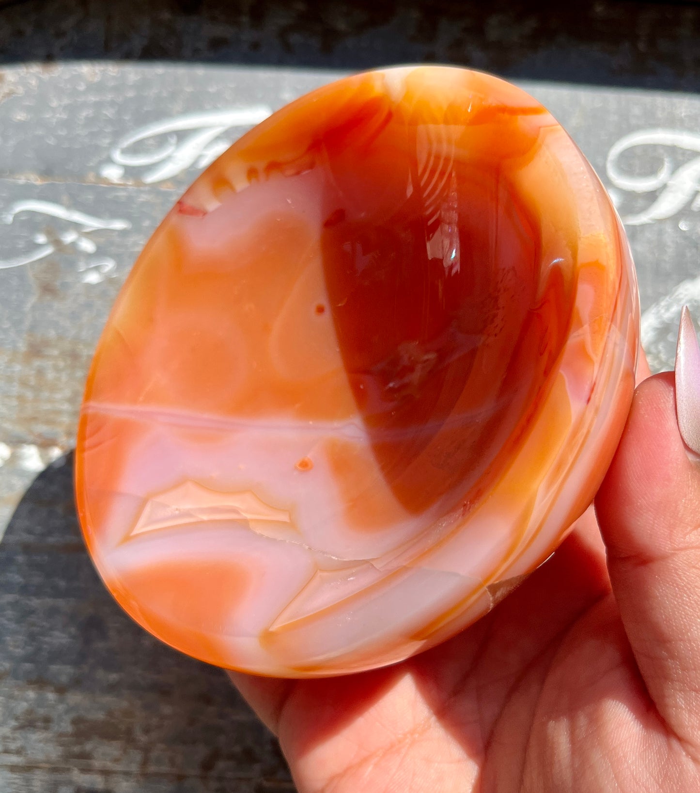 Gorgeous Carnelian Bowl *Repaired